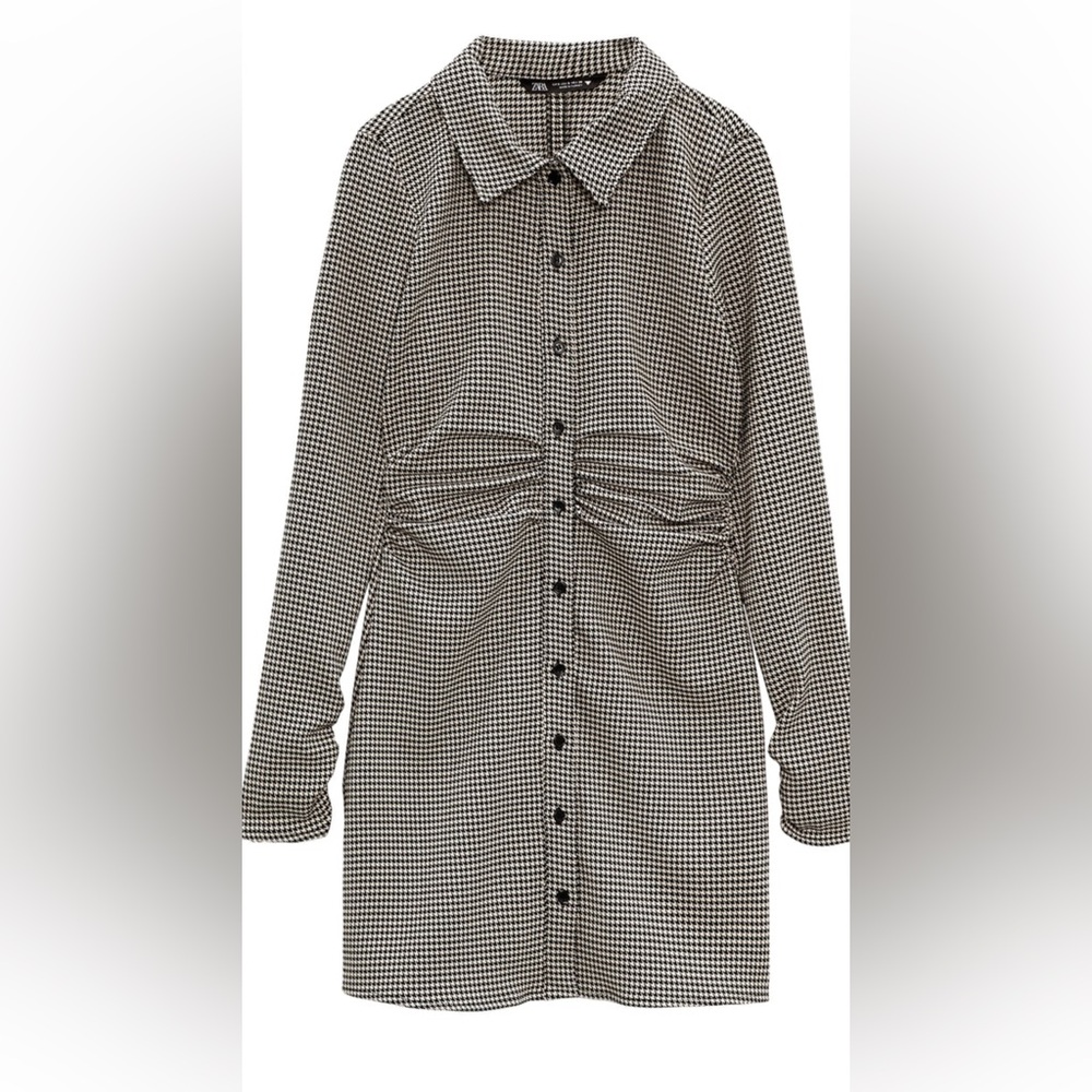Zara Houndstooth Dress